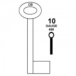 269/10 10G Pin Safe Keyblank