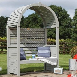 Modena Arbour - Natural Timber - 1990 x 1340 x 800mm