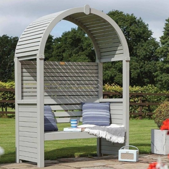 Modena Arbour - Natural Timber - 1990 x 1340 x 800mm