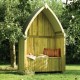 Winchester Arbour - Natural Timber  - 2135 x 1390 x 700mm
