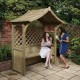 Party Arbour - Natural Timber - 2400 x 1810 x 1290mm