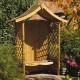 Tenbury Arbour - Natural Timber - 2340 x 1765 x 940mm