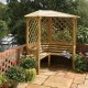 Balmoral Arbour - Natural Timber - 2100 x 1580 x 1580mm