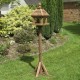 Lechlade Bird Table - Natural Timber - 1720 x 360 x 360mm