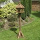Lechlade Bird Table - Natural Timber - 1720 x 360 x 360mm