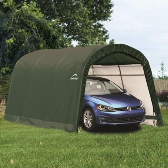 12 x 20 ft Round Top Auto Shelter