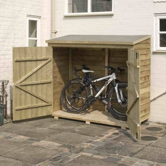 Overlap Wallstore - Natural Timber - 1640 x 1825 x 825mm