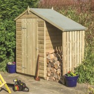 Oxford Shed with Lean to - 4 x 3 ft