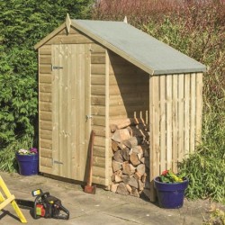 Oxford Shed with Lean to - 4 x 3 ft