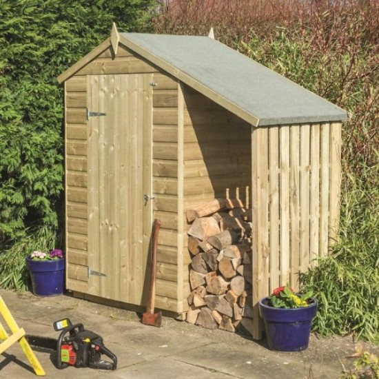 Oxford Shed with Lean to - 4 x 3 ft