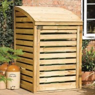 Single Bin Store - Natural Timber - 1280 x 800 x 820mm