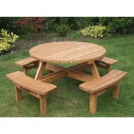Round Picnic Table