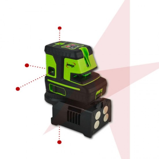 Imex LX25P Crossline + 5 Dot Red Beam