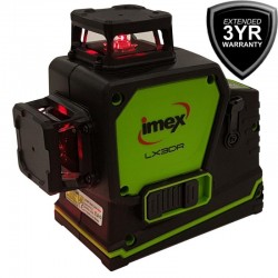 Imex 3D Multi-Line Laser 3 x 360&deg; Lines Red Beam