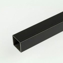 ProFrame 3m Black Aluminium Square Tube