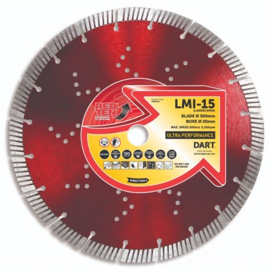 Dart Red Ten LMI-15 115mm Diamond Blade