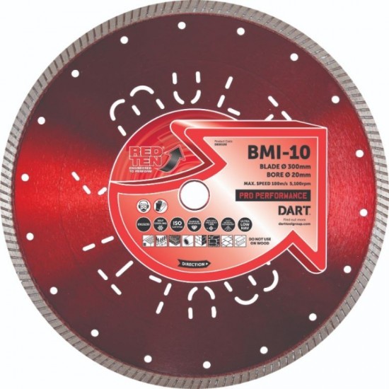 Dart Red Ten BMI-10 300mm Diamond Blade