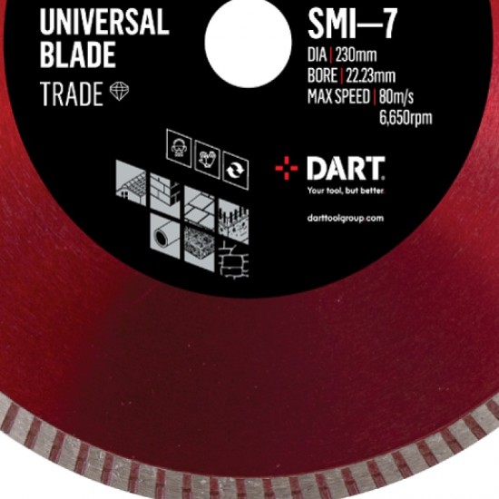 Dart Red Ten SMI-7 350mm Diamond Blade