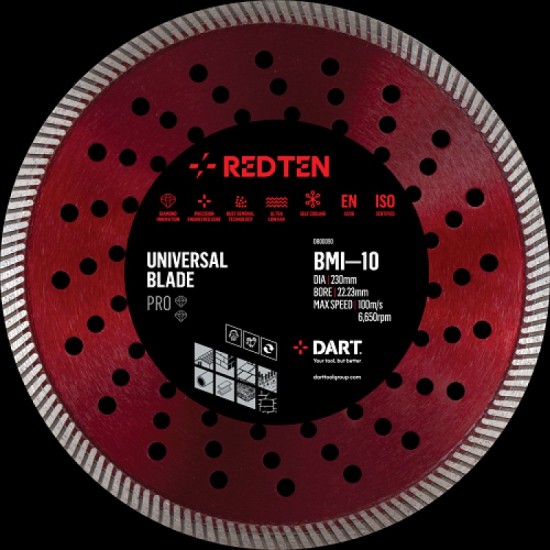 Dart Red Ten BMI-10 230mm Diamond Blade