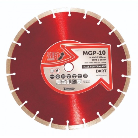 Dart Red Ten MGP-10 125mm Diamond Blade