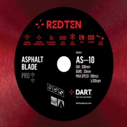 Dart Red Ten AS-10 300mm Diamond Blade