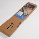Rothley Drift Wood Matt Black Stair Handrail Kit 3.6m