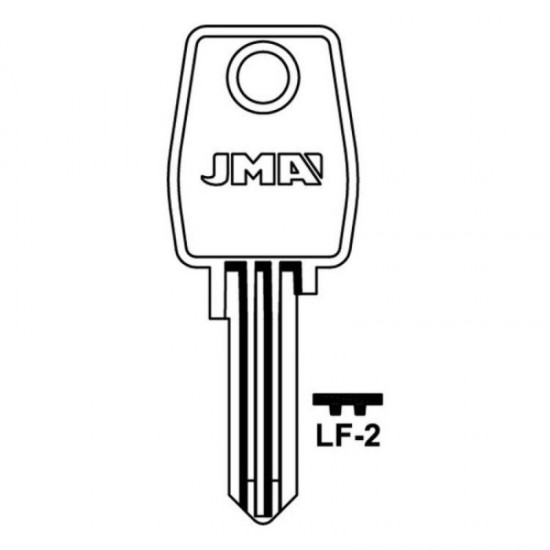 LF-2 LF2 L&F Double Safe Cylinder Key