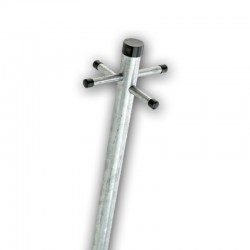 Washing Line Clothes Post Pole 2.4m (Galvanised)