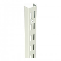 170mm White Twin Slot Upright