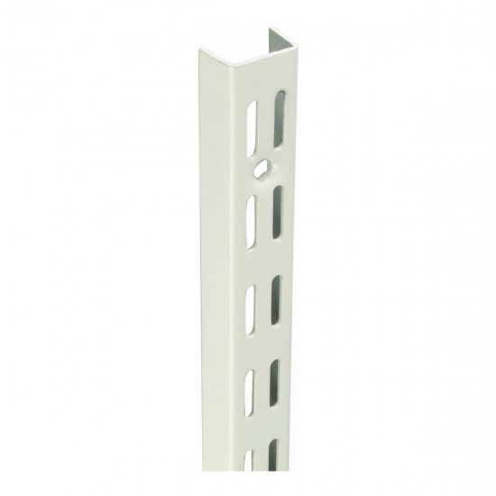 170mm White Twin Slot Upright