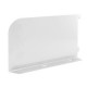 150mm White Twin Slot Shelf Ends