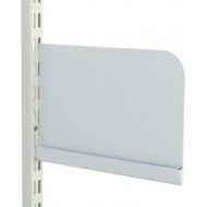 300mm White Twin Shelf Ends