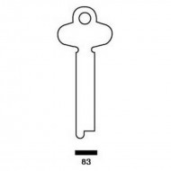 38mm Flat Steel Key Blank