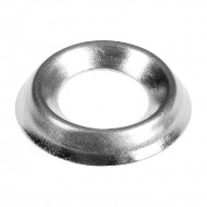 Timco Nickel Plated Surface Screw Cup Washer - Size No.10 - Pack of 50