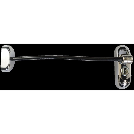 Chrome Plated Clear Window Restrictor