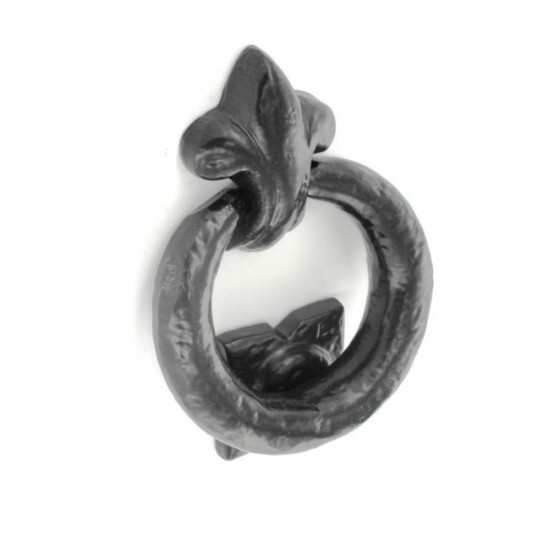 125mm Antique Black Ring Door Knocker