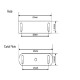 White Heavy Duty Magnetic Catch