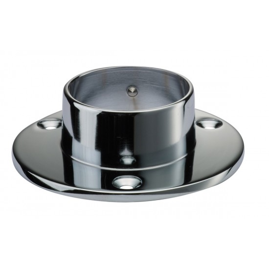 32mm Chrome Plated Rail End Socket