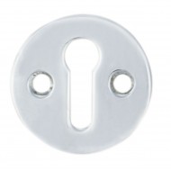 Chrome Escutcheon Key Hole Cover