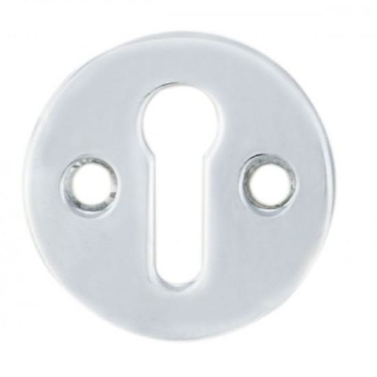 Chrome Escutcheon Key Hole Cover