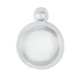 Polished Chrome Escutcheon Key Hole Cover