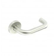 Satin Stainless Steel Safety Lever Handle