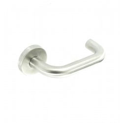 Satin Stainless Steel Safety Lever Handle