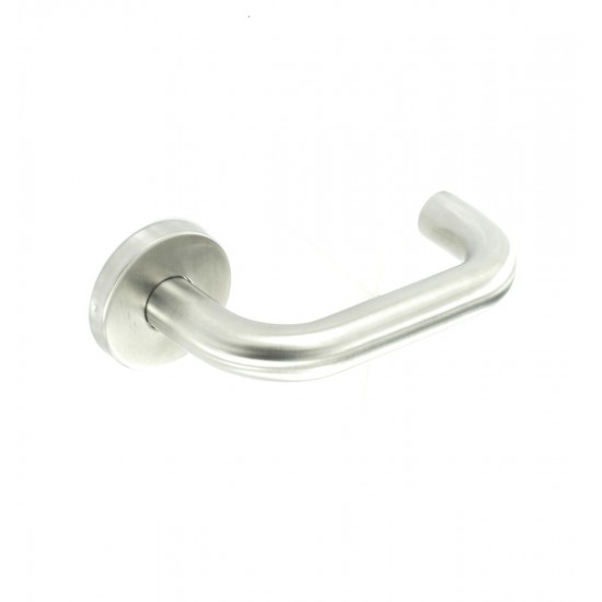 Satin Stainless Steel Safety Lever Handle