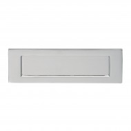 300mm x 103mm Polished Chrome Victorian Letterplate