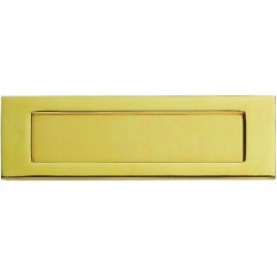 359mm x 113mm Brass Victorian Letterplate
