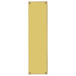 Polished Brass Flat Finger Plate