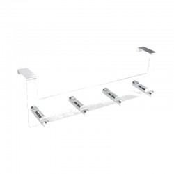 SecurIt B6151 35-44mm Chrome Over Door Hanging Rail