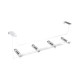 SecurIt B6151 35-44mm Chrome Over Door Hanging Rail