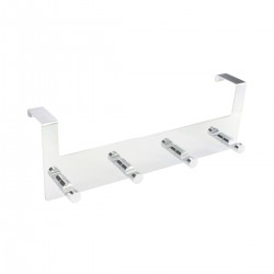 SecurIt B6151 35-44mm Chrome Over Door Hanging Rail